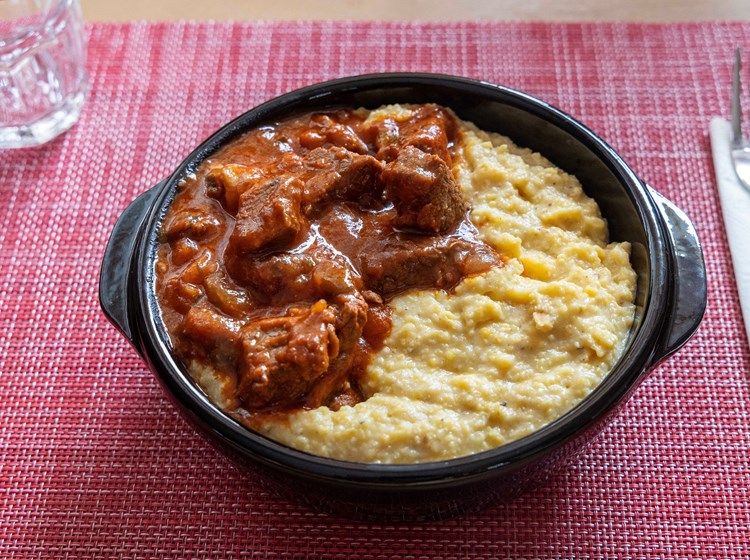 Polenta e spezzatino