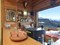 Bar corner and view of the valley
