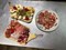  Platter of cold cuts and cheeses from the region 