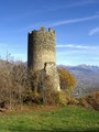 Remains of the keep and wall