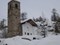 Kiry chapel in the snow