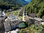 the church and the bridge seen from above