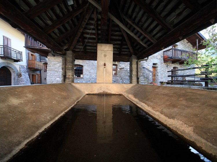 Lavatoio nel borgo di Etroubles