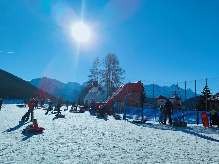 Parco giochi sulla neve
