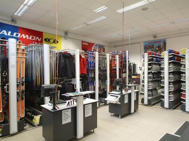 L'interno del negozio