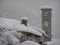 Snow-covered bell-tower