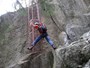 Ferrata Marguettaz - scala a pioli - Morgex