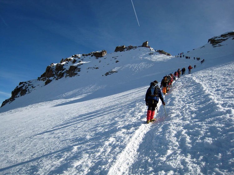 The last segment before the top