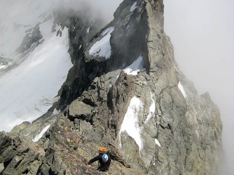 The climb on the third ascent