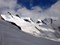 La Rocia Nera, le Polluce et le Castore, vus du Col du Breithorn