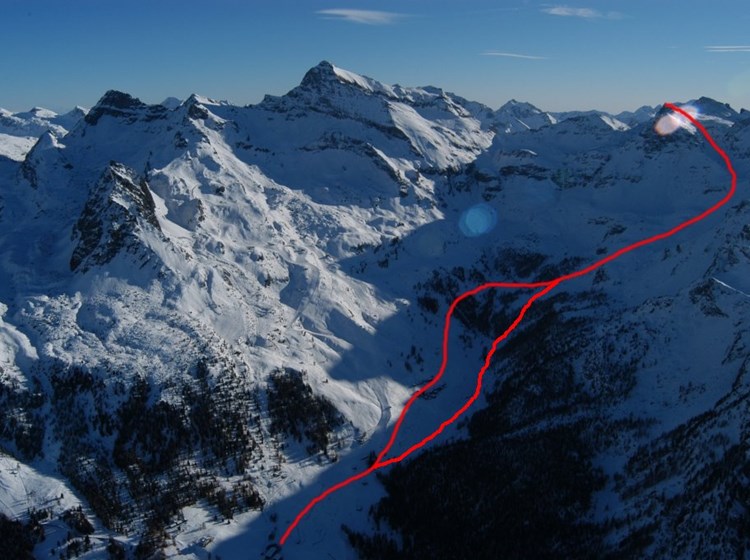 Tracé de l'itinéraire