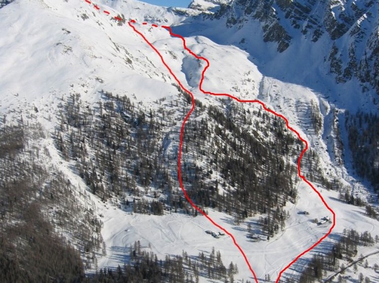 Tracé de l'itinéraire