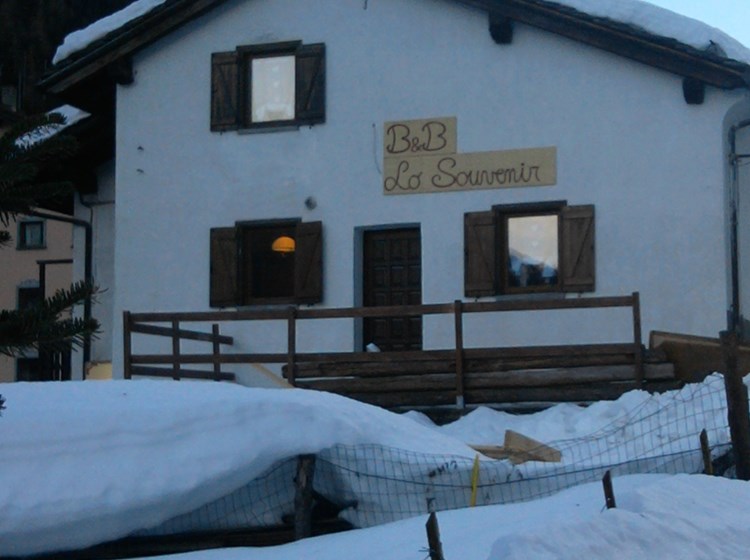 veduta invernale B&B Lo Souvenir