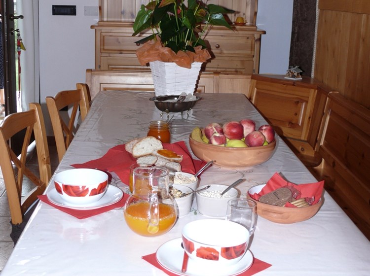 B&B Le joli Rosier, sala colazioni