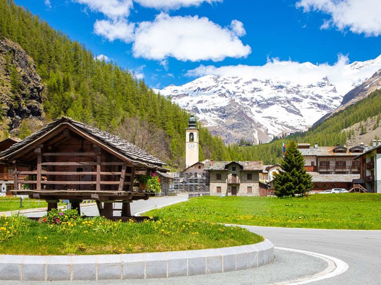 Gressoney-La-Trinité e il Monte Rosa