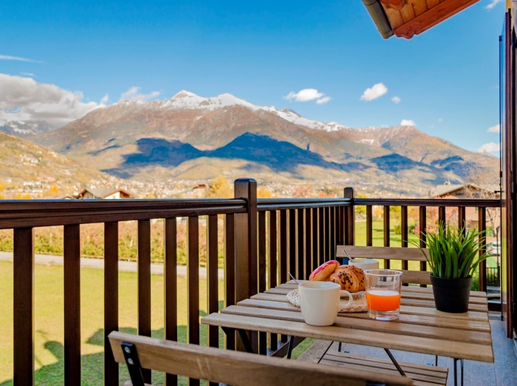 The Mountain B&B - terrazza