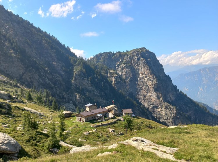 Paesaggio dall'Alpe Bonze