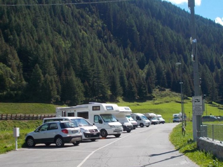 motorhome stopover Mondanges - Valgrisenche
