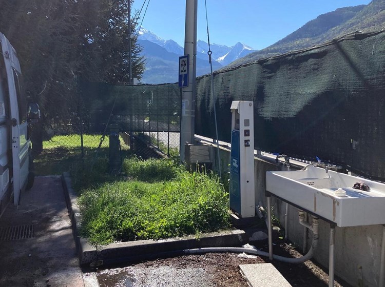 aire camping-cars Perolles - Châtillon