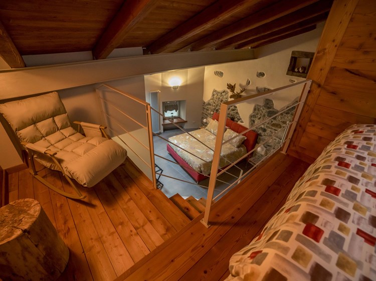 Le Relais du Bourg - chambre avec mezzanine