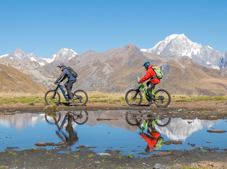 Percorso transfrontaliero bike La Thuile-La Rosière